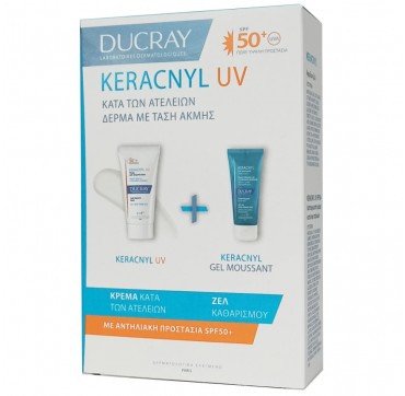 Ducray Promo Keracnyl UV Fluide SPF50, 50ml & Δώρο Keracnyl Gel Moussant, 40ml