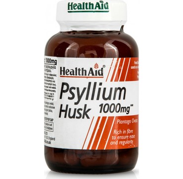 Health Aid Psyllium Husk 1000mg, 60caps