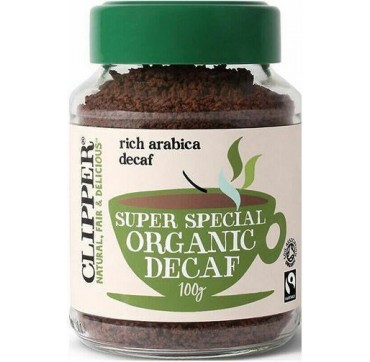 Clipper Super Special Organic Decaf Bio Στιγμιαίος Καφές Χωρίς Καφεΐνη,100gr