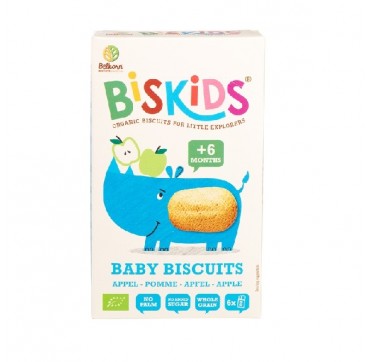 Belkorn - BISkids παιδικά μπισκότα με χυμό μήλου χωρίς πρόσθετα σάκχαρα - 150g