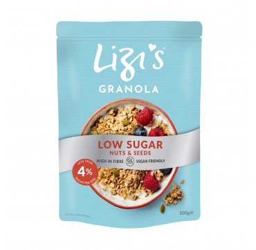 Lizi's Granola Low Sugar Nuts & Seeds 500g