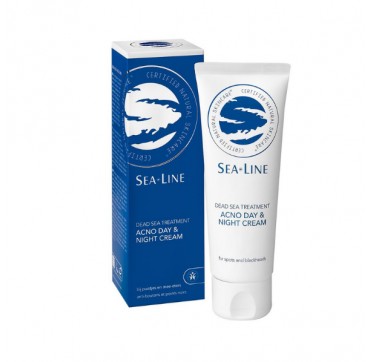 Sea Line Dead Sea Treatment Mineral Acno Day & Night Cream Για Σπυράκια & Μαύρα Στίγματα, 75ml