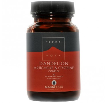 TERRANOVA DANDELION ARTICHOKE & CYSTEINE COMPLEX 50caps