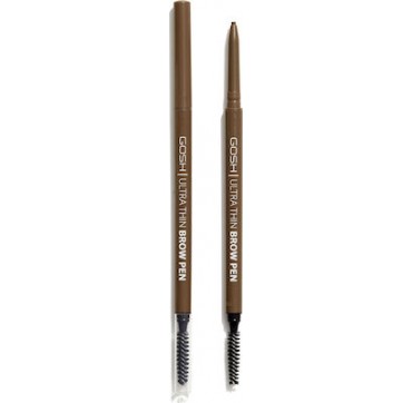 Gosh Ultra Thin Brow Pencil Greybrown Μολύβι Φρυδιών με Βουρτσάκι 002, 1 τμχ