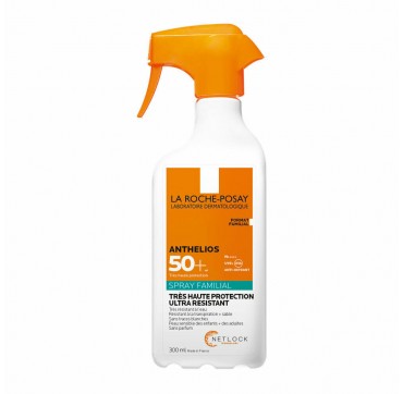 La Roche-Posay Anthelios Family Spray SPF50+ Πολύ Υψηλή Αντηλιακή Προστασία για Όλη την Οικογένεια, 300ml