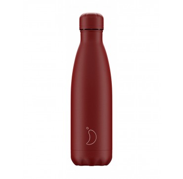Chilly' s Bottle All Matte Red Edition Reusable Bottle Ανοξείδωτο Θέρμος 500ml