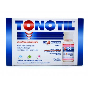 Tonotil Με 4 Αμινοξέα & Β12 , 15 X 10ml