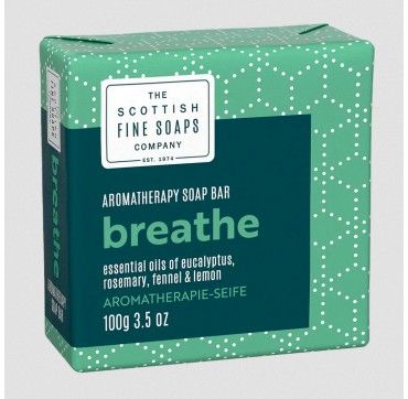 Scottish Fine Soaps Aromatherapy Soap Bars - Breath 100gr