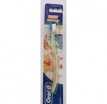Oral-B Baby Disney Extra Soft Βρεφική Οδοντόβουρτσα Πορτοκαλί/Λαχανί/Γαλάζιο 0-2χρονών Oral-B Baby Disney Extra Soft Βρεφική Οδοντόβουρτσα Πορτοκαλί/Λαχανί/Γαλάζιο 0-2χρονών