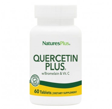 NaturesPlus Quercetin Plus with Bromelain & Vit C, 60 tabs