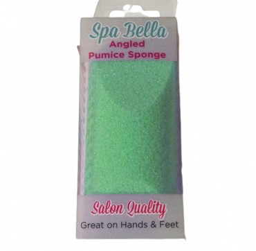 Spa Bella - Angled Pumice Sponge - Συνθετική Ελαφρόπετρα σε διάφορα χρώματα, 1τμχ