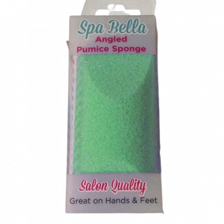 Spa Bella - Angled Pumice Sponge - Συνθετική Ελαφρόπετρα σε διάφορα χρώματα, 1τμχ