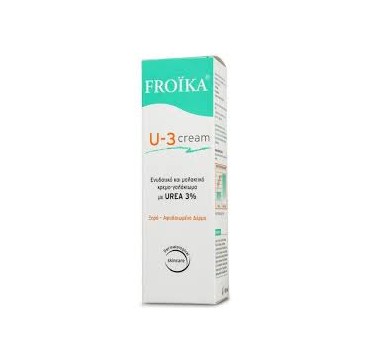 Froika U-3 Cream Ενυδατικό & Μαλακτικό Κρεμο-Γαλάκτωμα με Urea 3% για Ξηρό/Αφυδατωμένο Δέρμα, 150ml