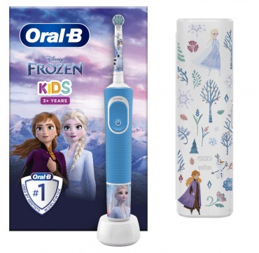 Oral-B Kids Frozen Special Edition Ηλεκτρική Οδοντόβουρτσα & Θήκη Ταξιδίου,1 τμχ