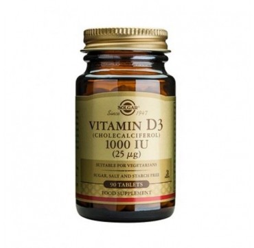Solgar Vitamin D3 1000iu 90tabs.