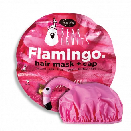 Bear Fruits Flamingo Smooth & Soft Hair Mask 10ml + 1 Cap