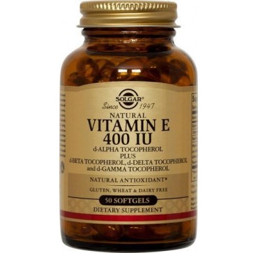 Solgar Vitamin E 400iu (268mg) 50softgels