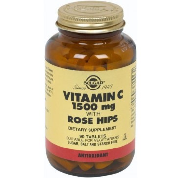 SOLGAR VITAMIN-C 1500mg WITH ROSE HIPS 90tabs SOLGAR VITAMIN-C 1500mg WITH ROSE HIPS 90tabs