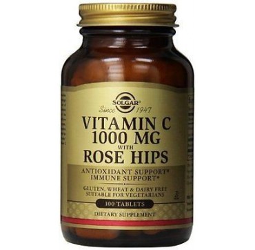 Solgar Vitamin C 1000 Mg With Rose Hips 100tabs