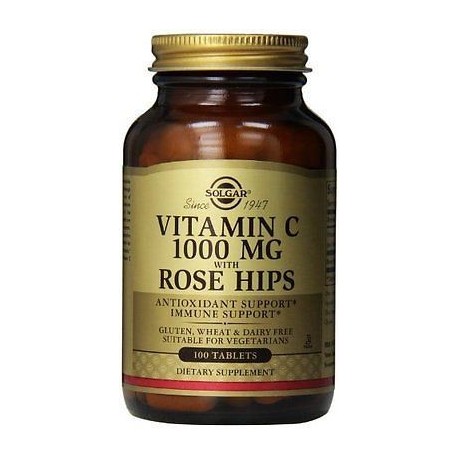 Solgar Vitamin C 1000 Mg With Rose Hips 100tabs