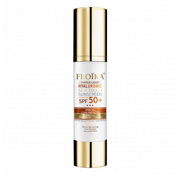 FROIKA HYALURONIC SILK TOUCH SUNSCREEN TINTED LIGHT ΑΝΤΗΛΙΑΚΟ ΠΡΟΣΩΠΟΥ ΜΕ ΧΡΩΜΑ SPF50 40ml