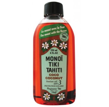 Monoi Tiki Tahiti Coco Coconut Λάδι Μαυρίσματος 120ml