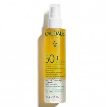 Caudalie Vinosun Protect Very High Protection Water Αντηλιακό Νερό Πολύ Υψηλής Προστασίας με SPF50+150ml
