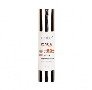 Froika Premium Sunscreen Tinted Spf50+ Αντηλιακή Κρέμα Προσώπου ,50ml
