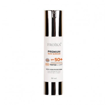Froika Premium Sunscreen Tinted Light Spf50+ Αντηλιακή Κρέμα Προσώπου ,50ml