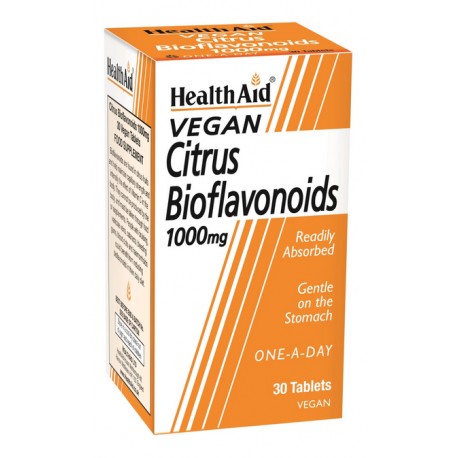 Health Aid Citrus Bioflavonoids 1000mg Συμπλήρωμα Διατροφής με Αντιοξειδωτικές Ιδιότητες 30 Ταμπλέτες