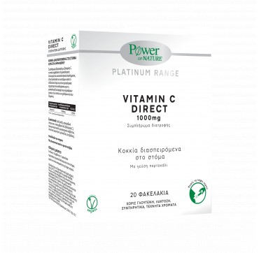 Power of Nature Platinum Range Vitamin C Direct 1000mg, 20 sticks