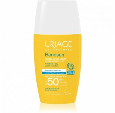Uriage Bariesun Ultra-Light Fluid SPF50+ Λεπτόρρευστο Αντηλιακό Προσώπου 30ml
