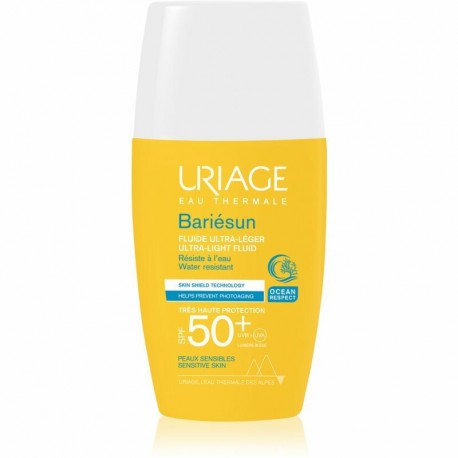 Uriage Bariesun Ultra-Light Fluid SPF50+ Λεπτόρρευστο Αντηλιακό Προσώπου 30ml