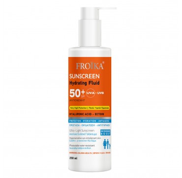 Froika Sunscreen Hydrating Fluid SPF 50+ Αντηλιακή Κρέμα για το Σώμα 250ml