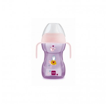 Mam Fun to Drink Cup Εκπαιδευτικό Μπιμπερό Πλαστικό με Λαβές (461Β)Γαλάζιο 8m+μηνών, 270ml
