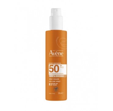 Avene Solaire Spray 100% Invisible SPF50 Αόρατο Αντηλιακό Σπρέι για Πρόσωπο & Σώμα,200ml
