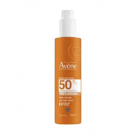 Avene Solaire Spray 100% Invisible SPF50 Αόρατο Αντηλιακό Σπρέι για Πρόσωπο & Σώμα,200ml