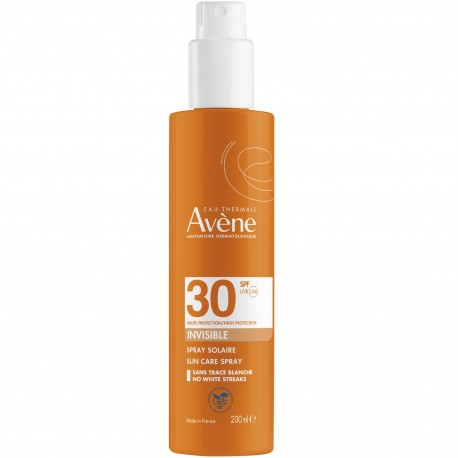 Avene Solaire Spray 100% Invisible SPF50 Αόρατο Αντηλιακό Σπρέι για Πρόσωπο & Σώμα,200ml