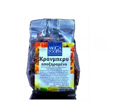 MEGAFOODS CRANBERRY ΑΠΟΞΗΡΑΜΕΝΟ 150gr