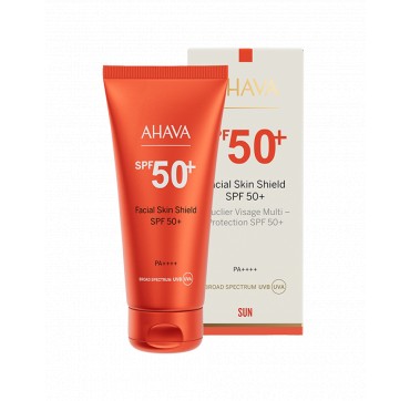 Ahava Facial Skin Shield SPF50+ PA++++ Ελαφριά Αντηλιακή Κρέμα Προσώπου 50ml