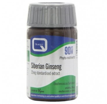 QUEST SIBERIAN GINSENG 35mg 90tabs QUEST SIBERIAN GINSENG 35mg 90tabs