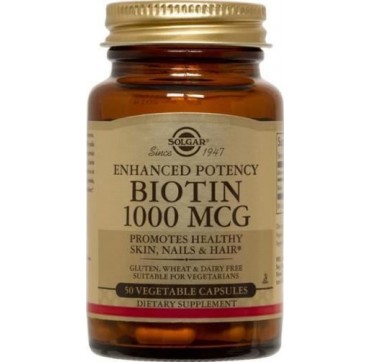 SOLGAR BIOTIN 1000μg 50vcaps