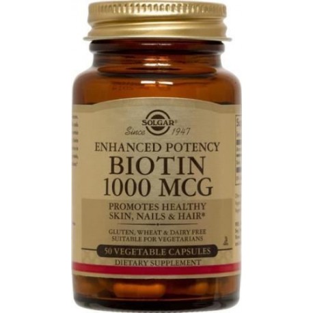 SOLGAR BIOTIN 1000μg 50vcaps