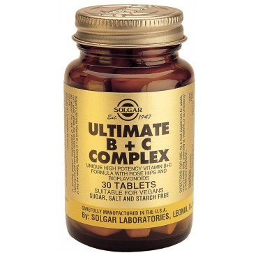 SOLGAR ULTIMATE B+C COMPLEX 30tabs
