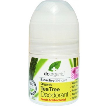 DR ORGANIC TEA TREE ROLL-ON DEODORANT 50ml DR ORGANIC TEA TREE ROLL-ON DEODORANT 50ml