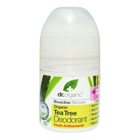 DR ORGANIC TEA TREE ROLL-ON DEODORANT 50ml