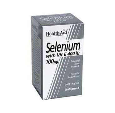 HEALTH AID SELENIUM 100mg+VIT-E 30caps HEALTH AID SELENIUM 100mg+VIT-E 30caps
