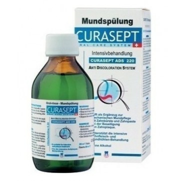 CURASEPT ADS 220 ΣΤΟΜΑΤΙΚΟ ΔΙΑΛΥΜΑ ΧΛΩΡΕΞΙΔΙΝΗΣ 0,20% 200ml CURASEPT ADS 220 ΣΤΟΜΑΤΙΚΟ ΔΙΑΛΥΜΑ ΧΛΩΡΕΞΙΔΙΝΗΣ 0,20% 200ml