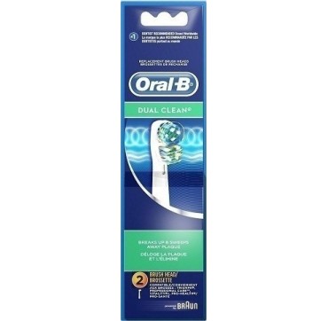 Oral-b Dual Clean Ανταλλακτικά Βουρτσάκια (2τεμ.)