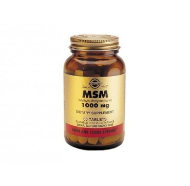 SOLGAR MSM 1000mg 60tabs